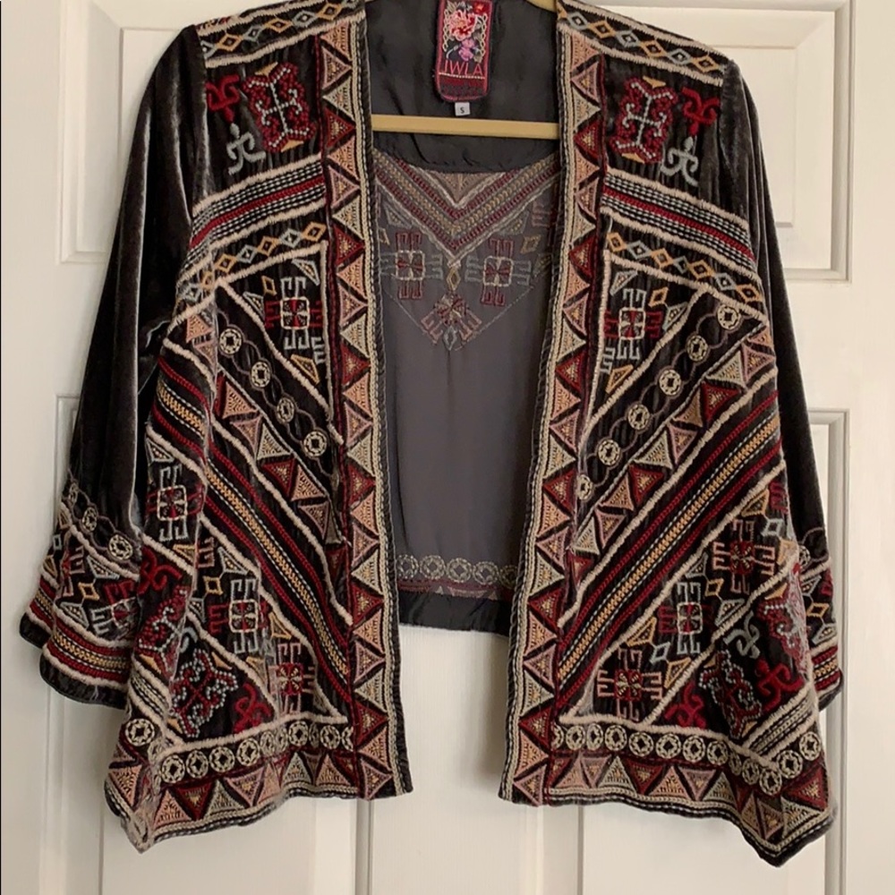 Johnny Was Velvet Bolero